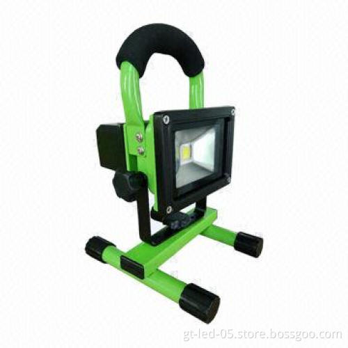 10W Cordless LED Floodlight with Li-ion Battery, CE, RoHS, SAA Approved